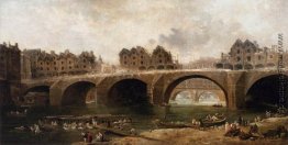 Abbruch der Häuser auf dem Pont Notre-Dame im Jahre 1786