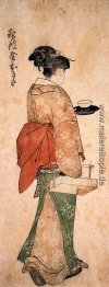 Okita das Teehaus Mädchen