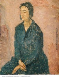 Frau mit gekreuzten Händen Frau mit gekreuzten Händen