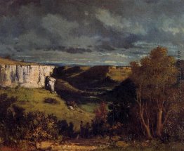 Das Tal der Loue in Stürmisches Wetter