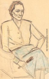 Frau mit Fächer Frau mit Fächer