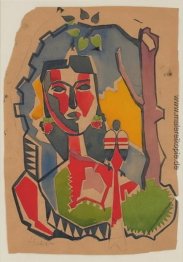 Frau und Vogel Frau und Vogel