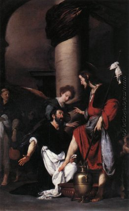 St. Augustine Waschen der Füße Christi