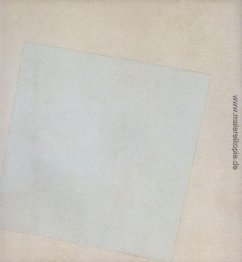 Suprematistischen Zusammensetzung: Weiß auf Weiß