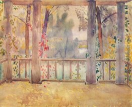 Auf einem Balkon in Tarusa