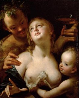 Bacchus, Venus und Amor