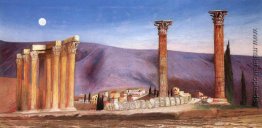 Ruinen der Jupiter-Tempel in Athen