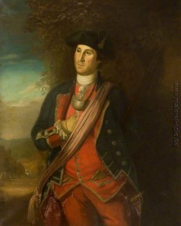 George Washington (1732-1799), als Colonel Befehlshaber der Virg