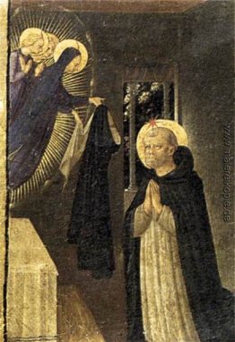 Die Jungfrau übergibt die Angewohnheit, St. Dominikus