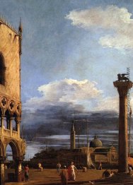 Die Piazzetta in Richtung San Giorgio Maggiore Die Piazzetta in Richtung San Giorgio Maggiore