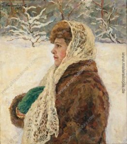 Porträt von Natalia Petrowna Konchalovskaya, Tochter des Künstle