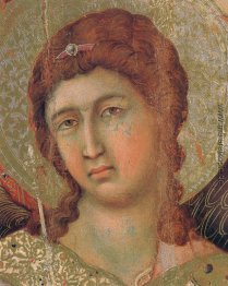 Madonna mit Kind auf dem Thron (Vorderseite-Fragment)