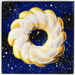 Glasierte Cruller in Space Glasierte Cruller in Space