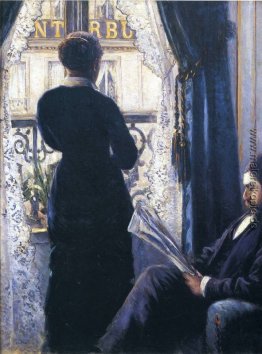 Interior, Frau am Fenster