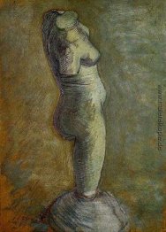 Gips-Statuette eines weiblichen Torsos Gips-Statuette eines weiblichen Torsos