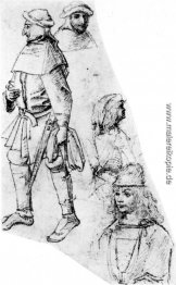 Ein Bauer und drei bustlength Zahlen