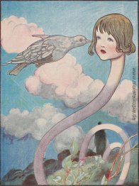 Eine große Taube hatte ihr ins Gesicht geflogen Eine große Taube hatte ihr ins Gesicht geflogen