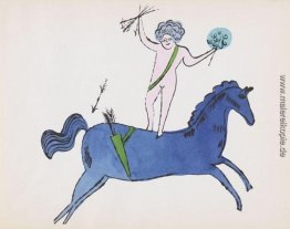 Engel und Pferd
