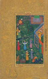 Sultan Hossein Mirza in Promenade (linker Teil)