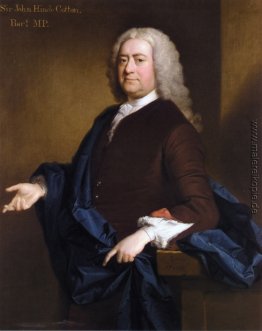 Porträt von Sir John Hynde Baumwolle, 3. BT