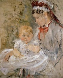 Julie Manet mit ihrer Amme Julie Manet mit ihrer Amme