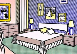 Interior mit Seerosen