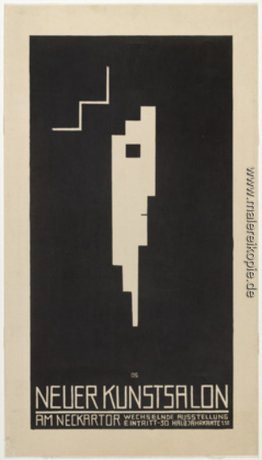 Poster für den Neuen Kunstsalon, Stuttgart (Plakat, Neuer Kunsts