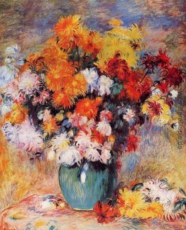Vase Chrysanthemen