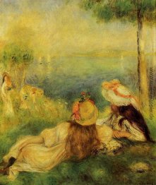 Junge Mädchen am Meer Junge Mädchen am Meer