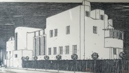 Le dessin de Mackintosh de la 'Haus für Kunstliebhaber "