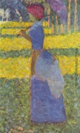 Frau mit Regenschirm Frau mit Regenschirm