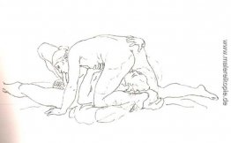 Fellatio, oder oralen Sex mit einem Mann durchgeführt