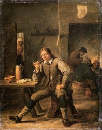 Ein Raucher, auf einem Tisch Ein Raucher, auf einem Tisch