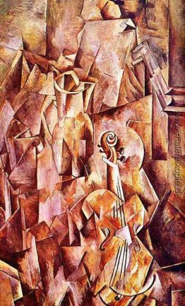 Violine und Krug