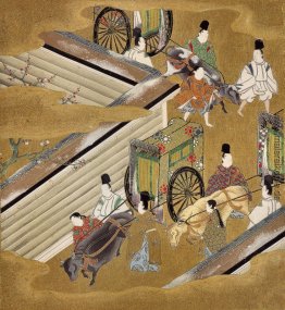 Illustration des Genji Monogatari (Die Duft Prince)