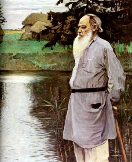 Porträt von Leo Tolstoi