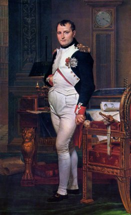 Napoleon Bonaparte in seiner Studie beim Tuileries