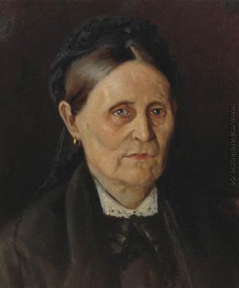 Porträt von M. M. Nesterova, die Mutter des Künstlers