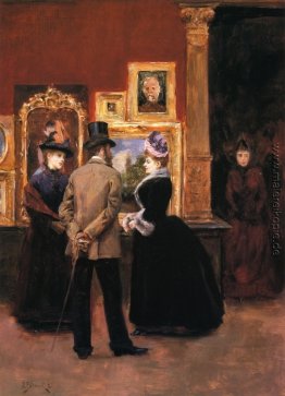 Ladies mit einem Gentleman in einem Top Hat