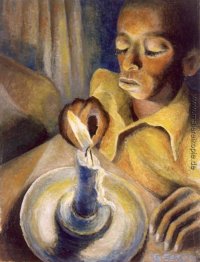 Junge und das Candle Junge und das Candle