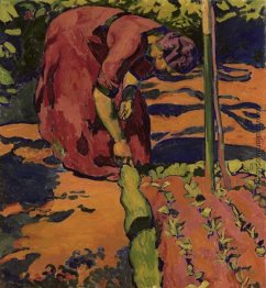 Frau im Garten Frau im Garten