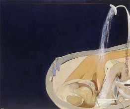Frau in der Badewanne