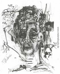 Selbstporträt unter dem Einfluss von Morphium Selbstporträt unter dem Einfluss von Morphium