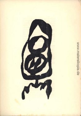 Illustration für Tristan Tzara die "Vingt-cinq poèmes"