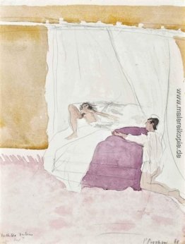 Mathilde Verlaine in Bed