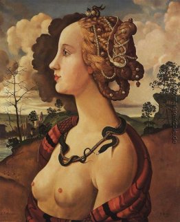 Kopie des 'Porträt von Simonetta Vespucci "von Piero di Cosimo