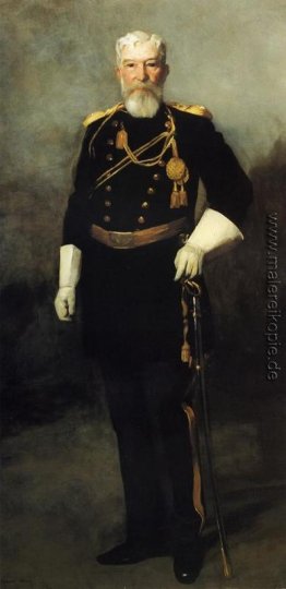 Porträt von Oberst David Perry, 9. US-Kavallerie
