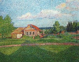 Landschaft mit einem Haus