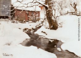 Winter auf der Insel Stord