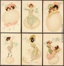 Mädchen und Eier Mädchen und Eier